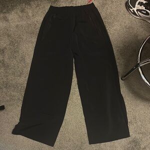 Black Wide-Leg Pants Alo Yoga Breezy Wide Leg Pants